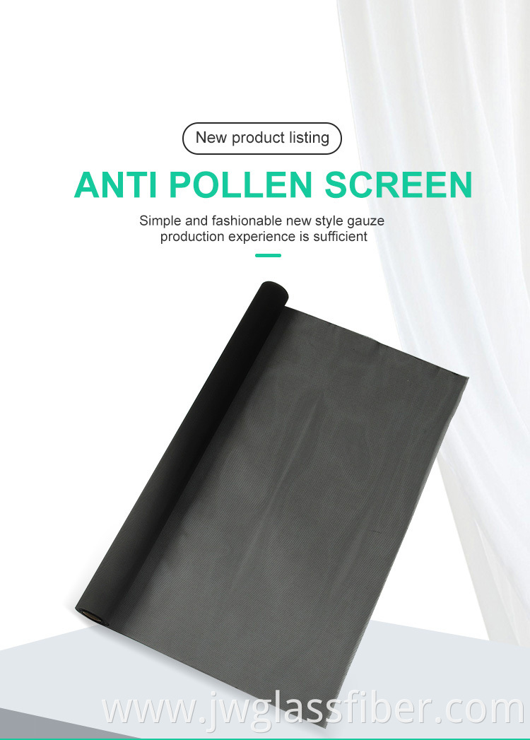 High Quality anti pollen anti dust mesh fabric window screen mesh Anti pollen mosquito net screen for windows